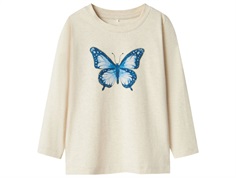 Name It blouse peyote melange with butterfly print